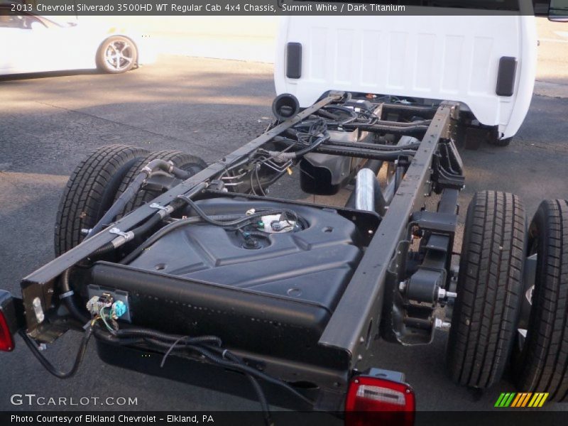Summit White / Dark Titanium 2013 Chevrolet Silverado 3500HD WT Regular Cab 4x4 Chassis