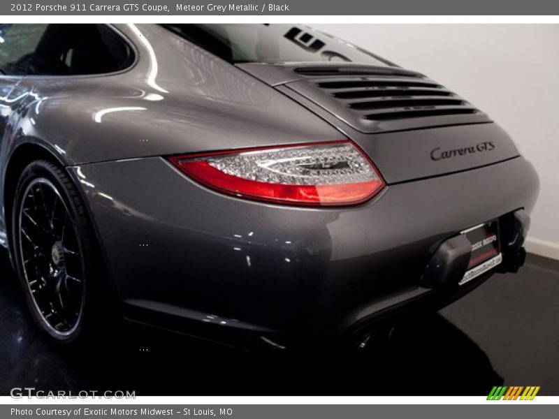 Meteor Grey Metallic / Black 2012 Porsche 911 Carrera GTS Coupe