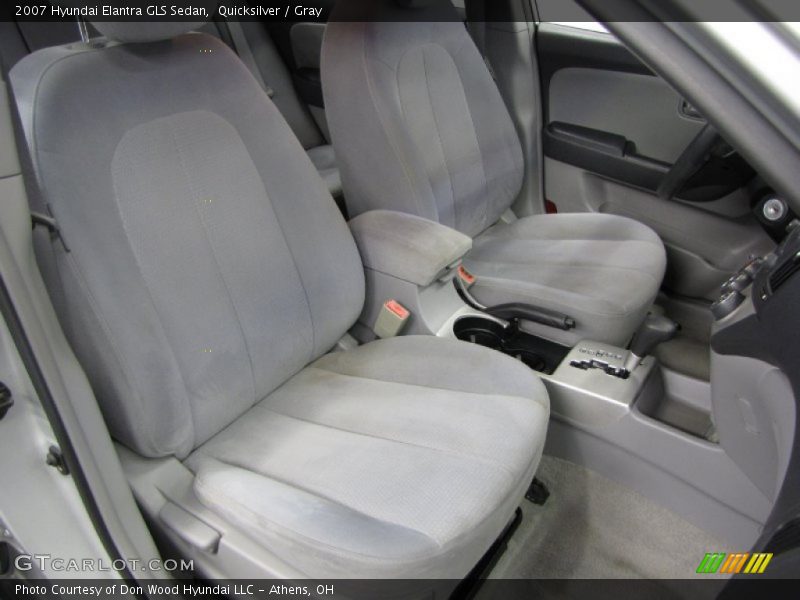 Quicksilver / Gray 2007 Hyundai Elantra GLS Sedan