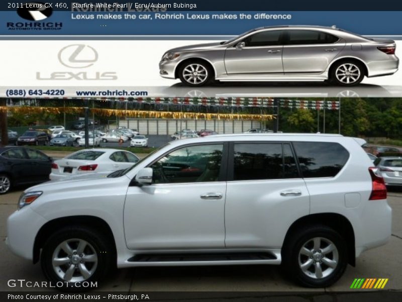 Starfire White Pearl / Ecru/Auburn Bubinga 2011 Lexus GX 460