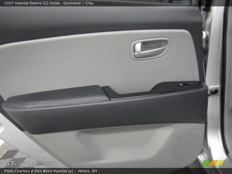 Quicksilver / Gray 2007 Hyundai Elantra GLS Sedan