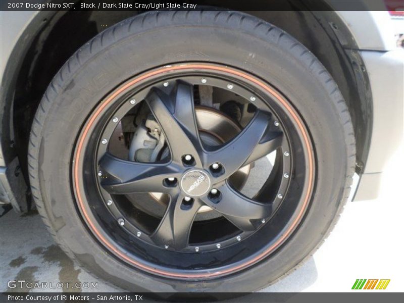 Black / Dark Slate Gray/Light Slate Gray 2007 Dodge Nitro SXT