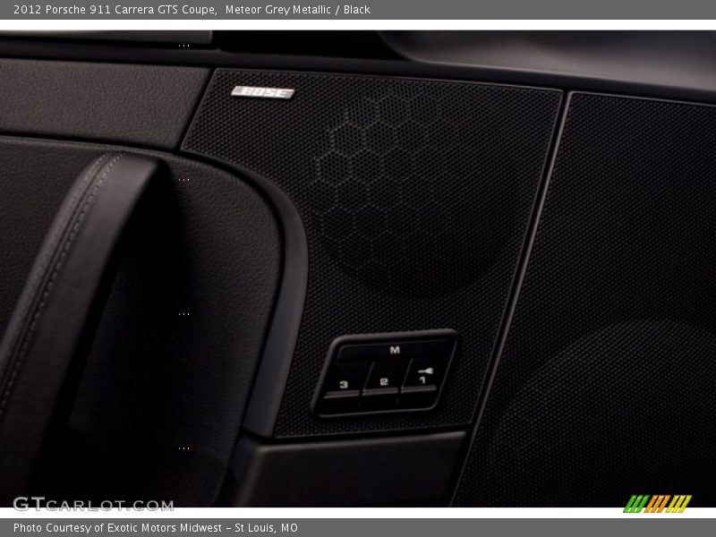 Meteor Grey Metallic / Black 2012 Porsche 911 Carrera GTS Coupe