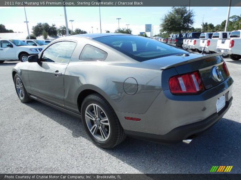 Sterling Gray Metallic / Charcoal Black 2011 Ford Mustang V6 Premium Coupe