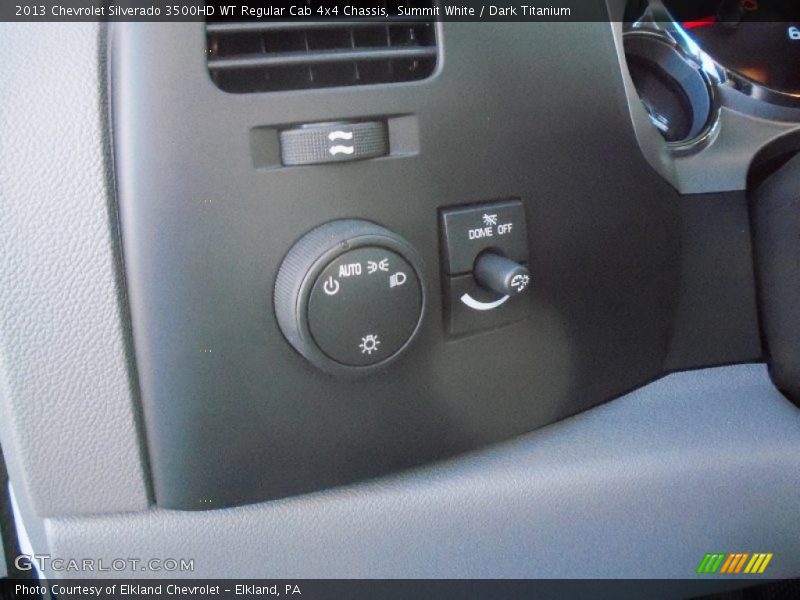 Summit White / Dark Titanium 2013 Chevrolet Silverado 3500HD WT Regular Cab 4x4 Chassis