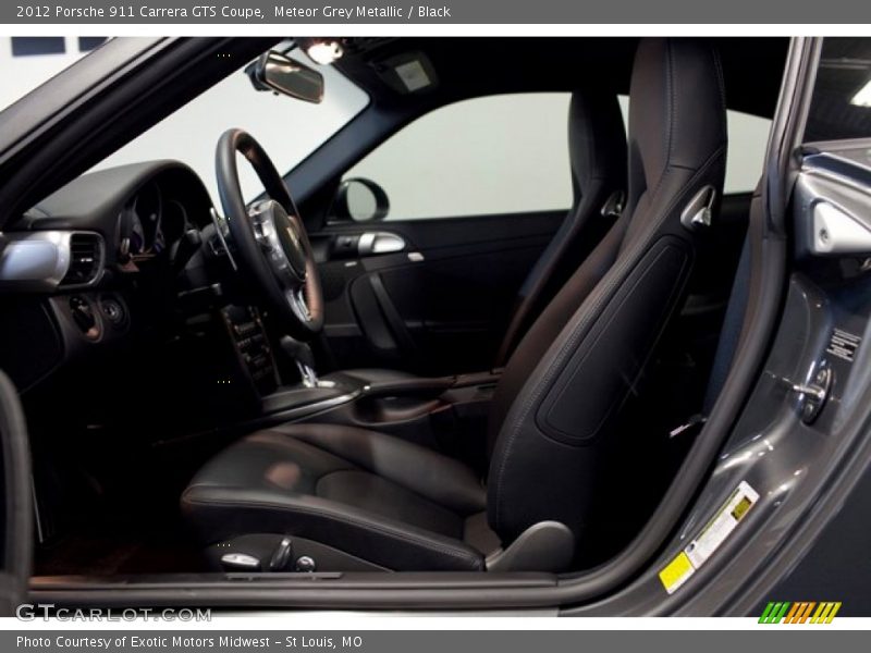 Meteor Grey Metallic / Black 2012 Porsche 911 Carrera GTS Coupe