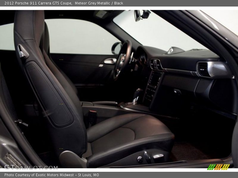 Meteor Grey Metallic / Black 2012 Porsche 911 Carrera GTS Coupe
