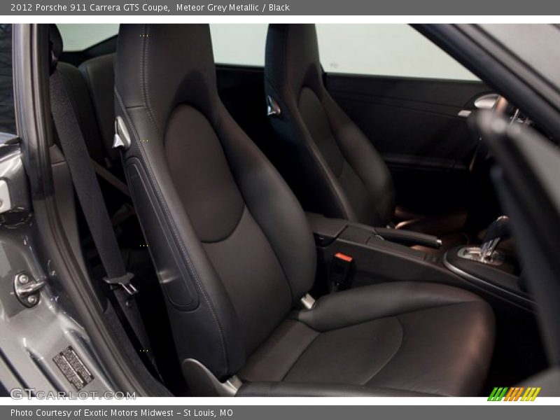 Meteor Grey Metallic / Black 2012 Porsche 911 Carrera GTS Coupe