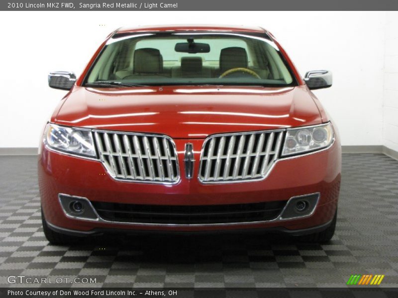 Sangria Red Metallic / Light Camel 2010 Lincoln MKZ FWD