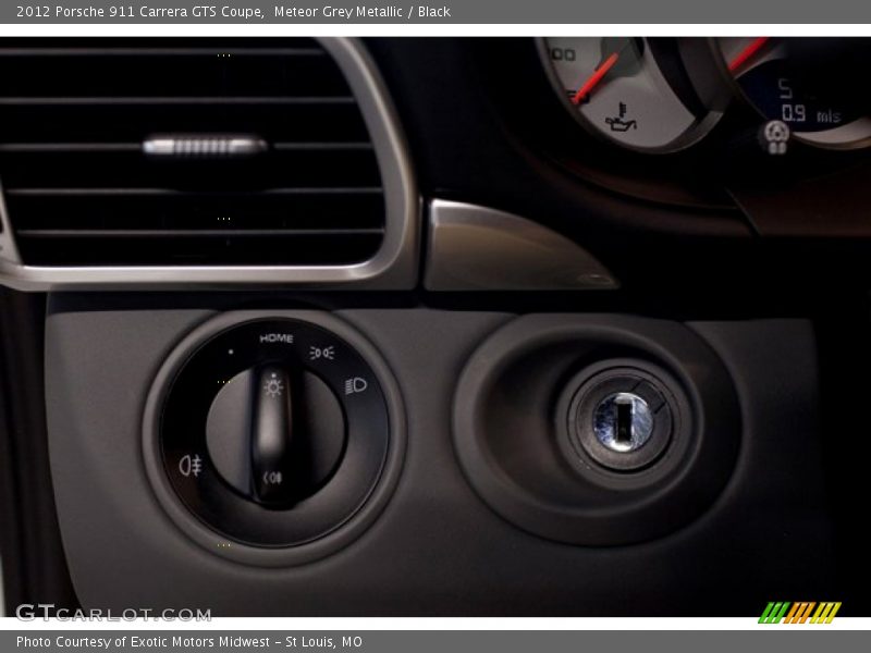 Meteor Grey Metallic / Black 2012 Porsche 911 Carrera GTS Coupe