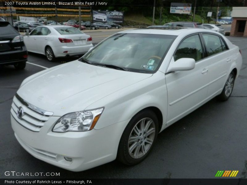 Blizzard White Pearl / Ivory 2007 Toyota Avalon Limited