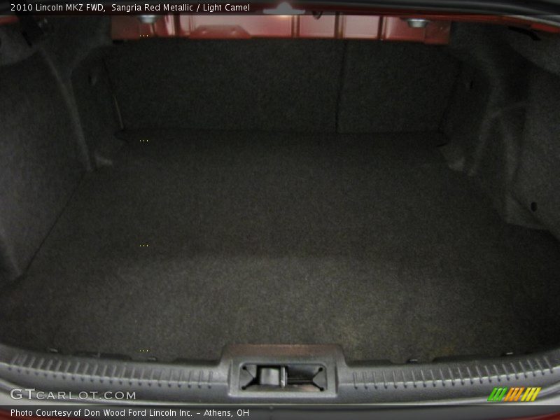Sangria Red Metallic / Light Camel 2010 Lincoln MKZ FWD