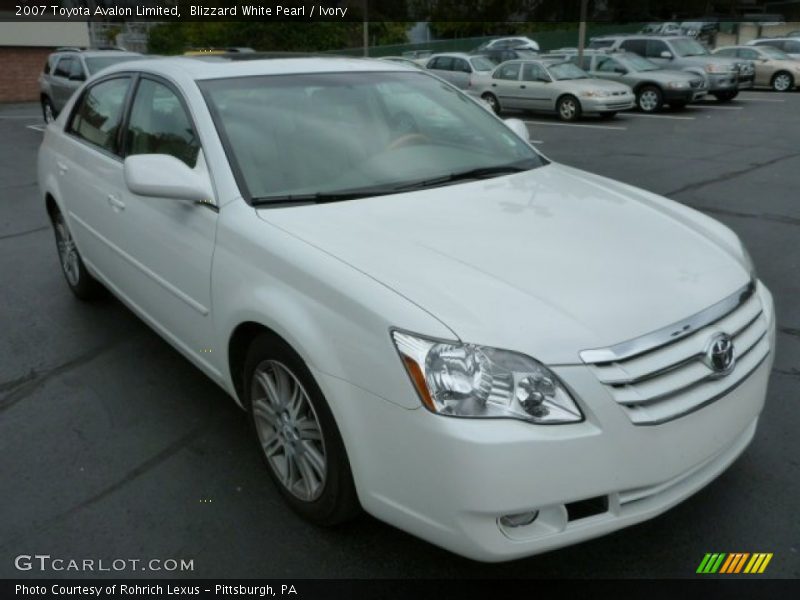 Blizzard White Pearl / Ivory 2007 Toyota Avalon Limited