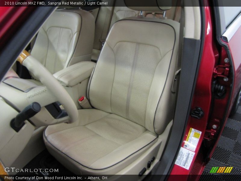 Sangria Red Metallic / Light Camel 2010 Lincoln MKZ FWD