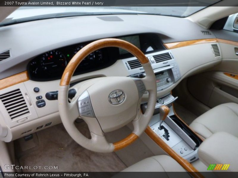 Blizzard White Pearl / Ivory 2007 Toyota Avalon Limited