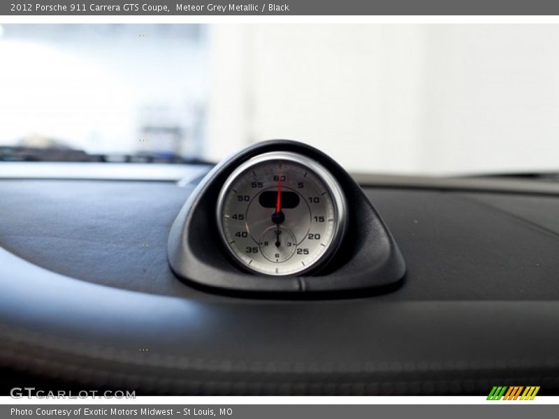 Meteor Grey Metallic / Black 2012 Porsche 911 Carrera GTS Coupe