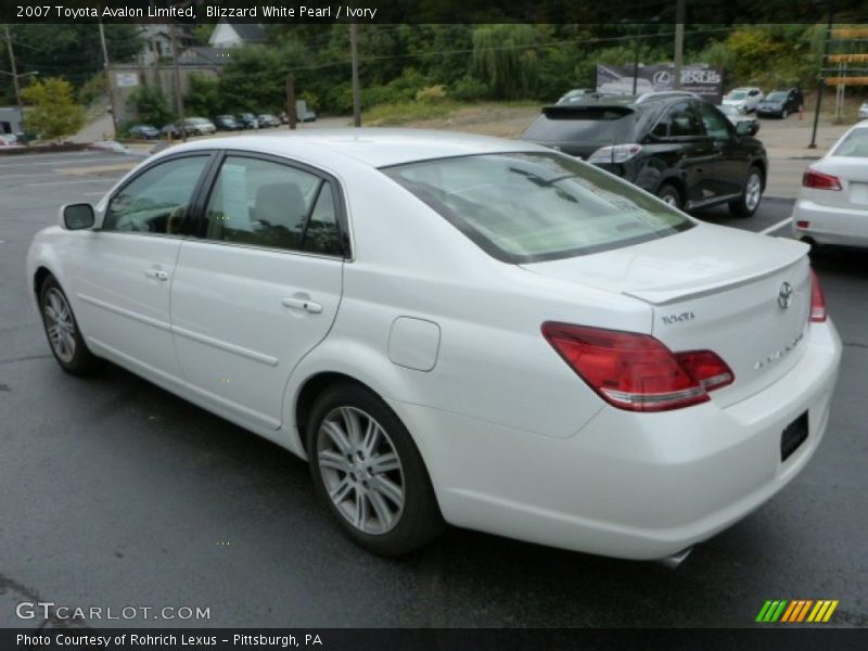 Blizzard White Pearl / Ivory 2007 Toyota Avalon Limited