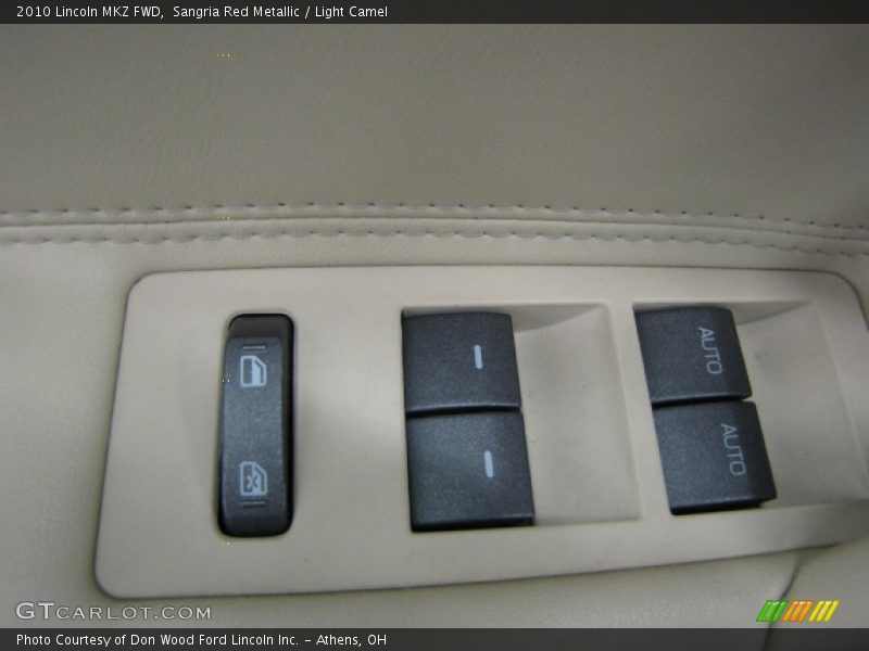 Sangria Red Metallic / Light Camel 2010 Lincoln MKZ FWD
