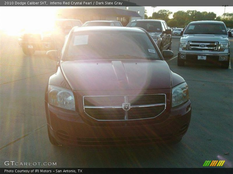 Inferno Red Crystal Pearl / Dark Slate Gray 2010 Dodge Caliber SXT
