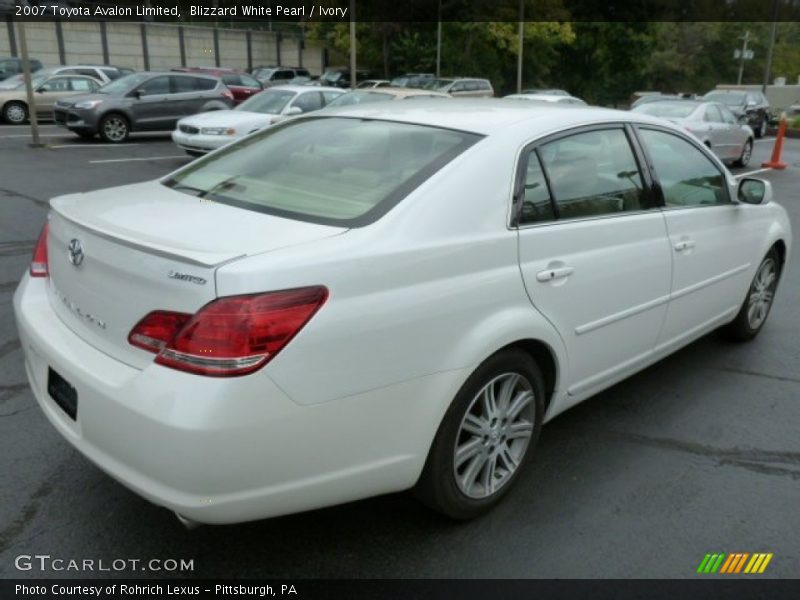 Blizzard White Pearl / Ivory 2007 Toyota Avalon Limited