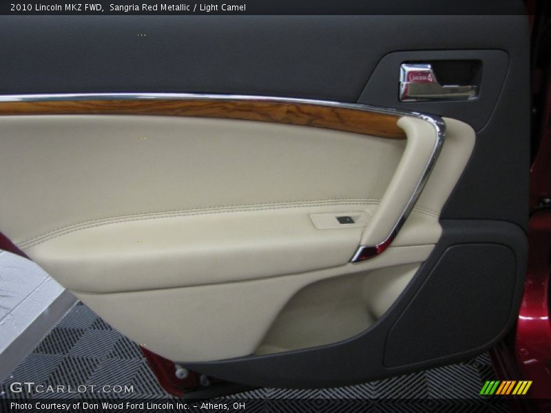 Sangria Red Metallic / Light Camel 2010 Lincoln MKZ FWD