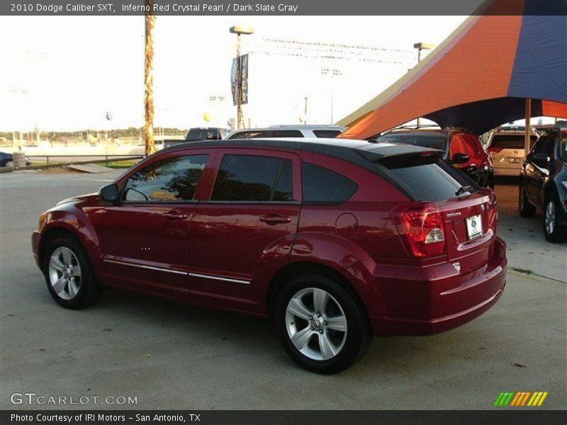 Inferno Red Crystal Pearl / Dark Slate Gray 2010 Dodge Caliber SXT