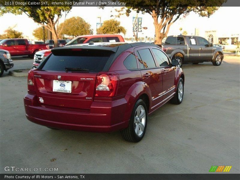Inferno Red Crystal Pearl / Dark Slate Gray 2010 Dodge Caliber SXT