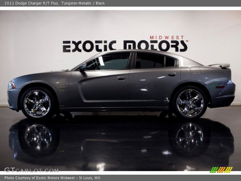 Tungsten Metallic / Black 2011 Dodge Charger R/T Plus