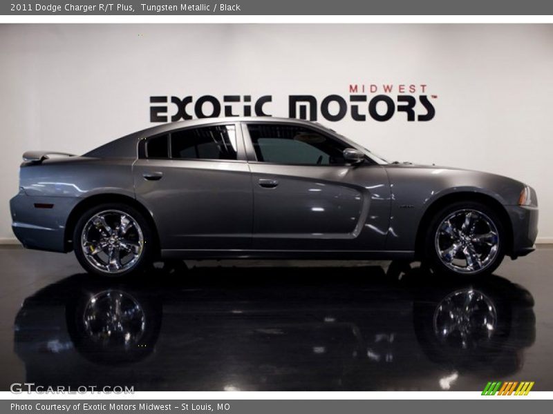 Tungsten Metallic / Black 2011 Dodge Charger R/T Plus
