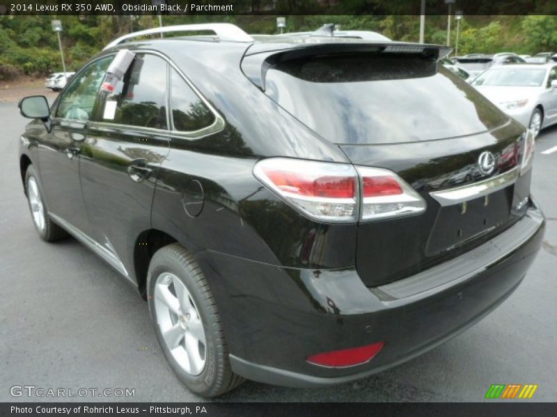 Obsidian Black / Parchment 2014 Lexus RX 350 AWD