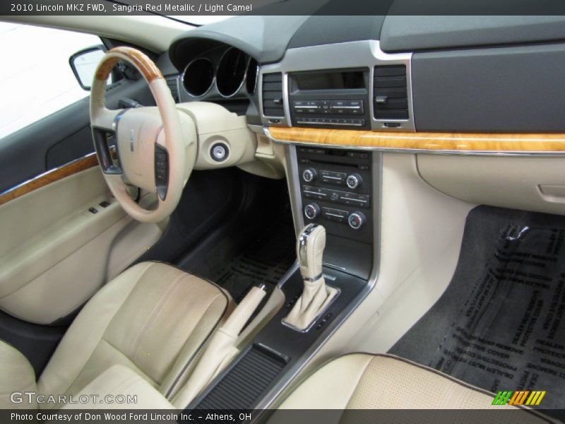 Sangria Red Metallic / Light Camel 2010 Lincoln MKZ FWD