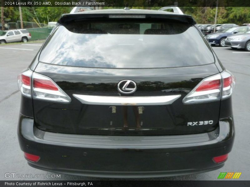 Obsidian Black / Parchment 2014 Lexus RX 350 AWD