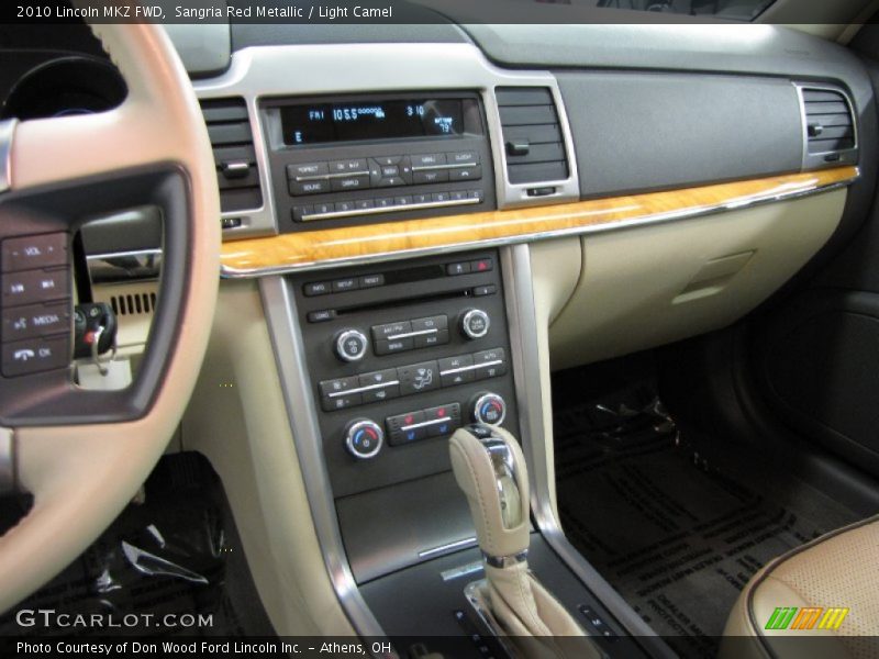Sangria Red Metallic / Light Camel 2010 Lincoln MKZ FWD