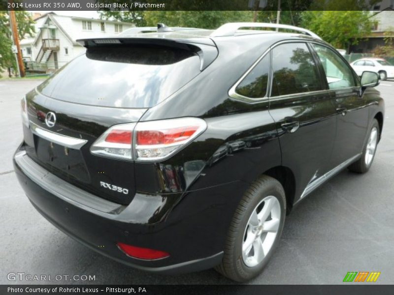 Obsidian Black / Parchment 2014 Lexus RX 350 AWD