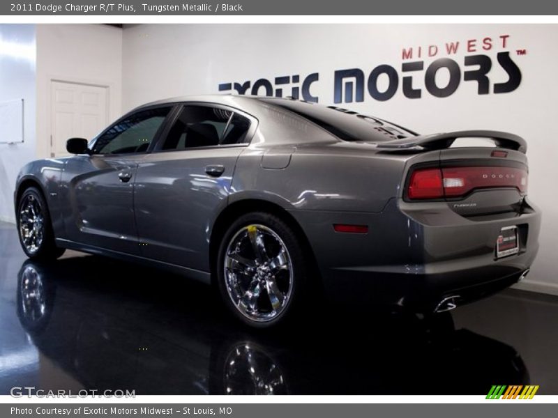 Tungsten Metallic / Black 2011 Dodge Charger R/T Plus