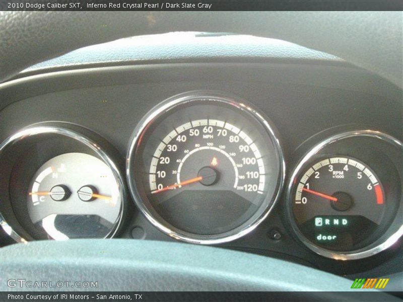 Inferno Red Crystal Pearl / Dark Slate Gray 2010 Dodge Caliber SXT
