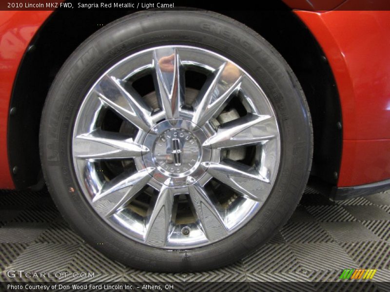 Sangria Red Metallic / Light Camel 2010 Lincoln MKZ FWD