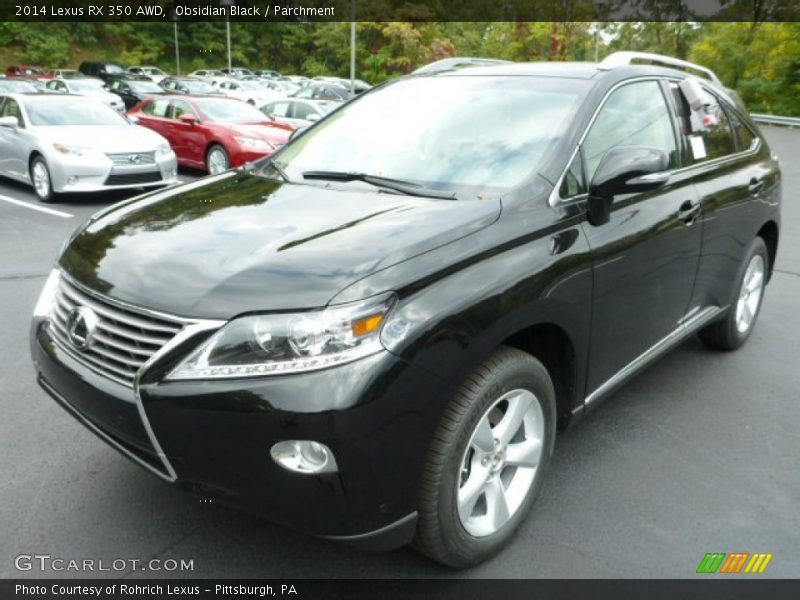 Obsidian Black / Parchment 2014 Lexus RX 350 AWD