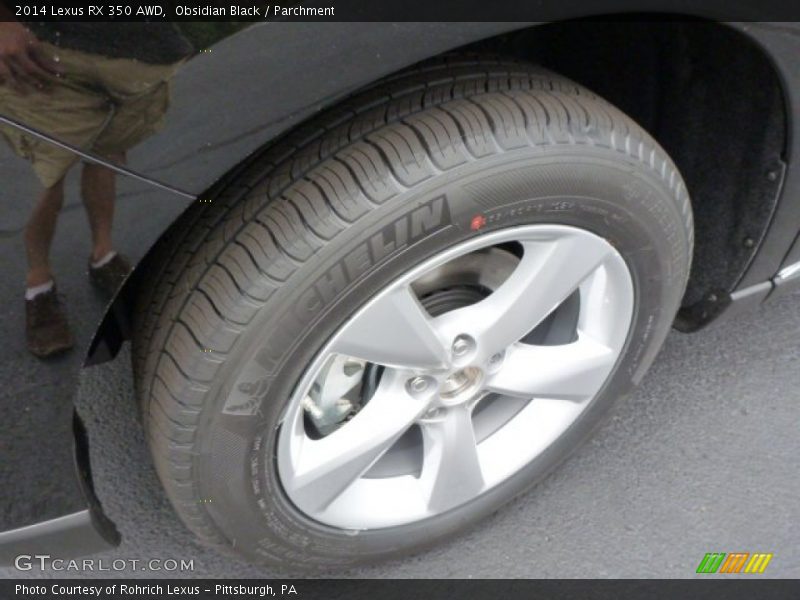 Obsidian Black / Parchment 2014 Lexus RX 350 AWD