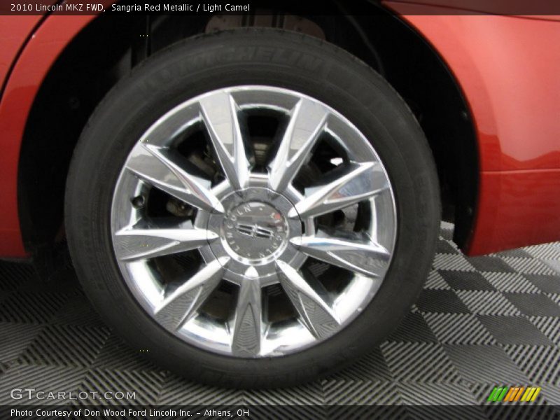 Sangria Red Metallic / Light Camel 2010 Lincoln MKZ FWD