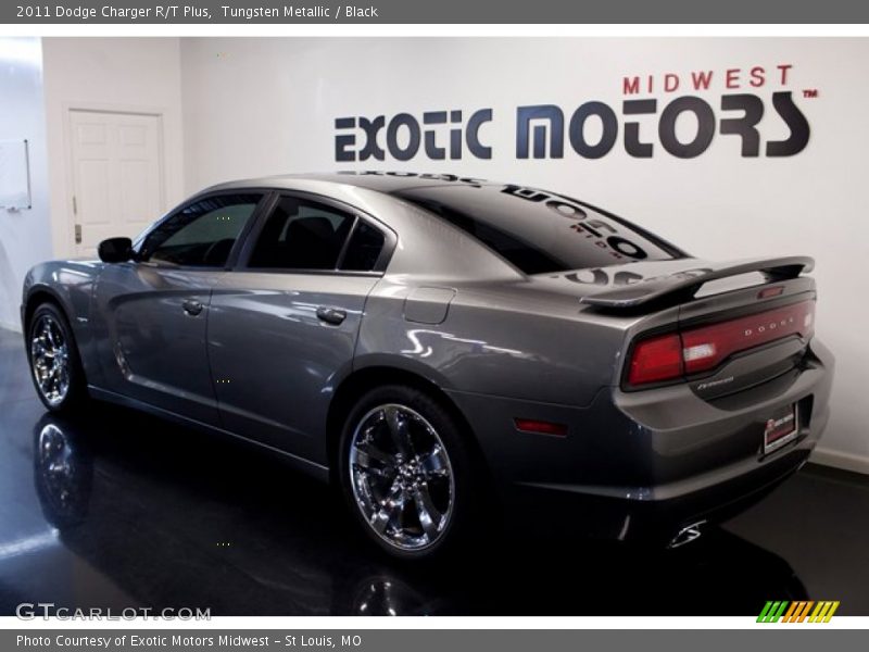 Tungsten Metallic / Black 2011 Dodge Charger R/T Plus