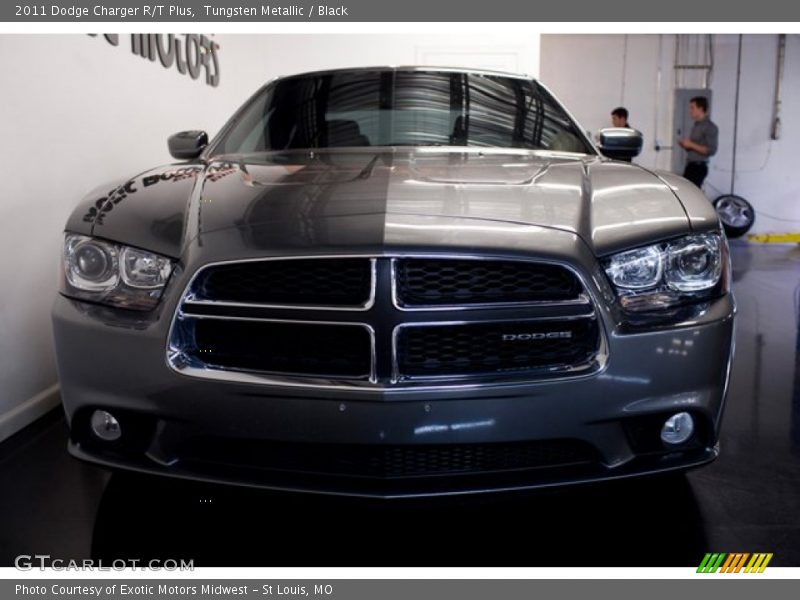 Tungsten Metallic / Black 2011 Dodge Charger R/T Plus