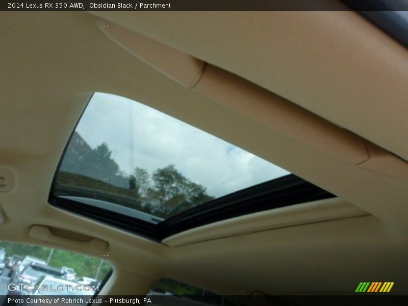 Obsidian Black / Parchment 2014 Lexus RX 350 AWD
