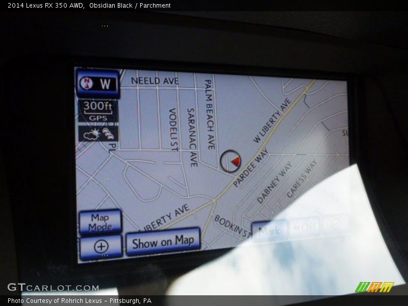 Obsidian Black / Parchment 2014 Lexus RX 350 AWD