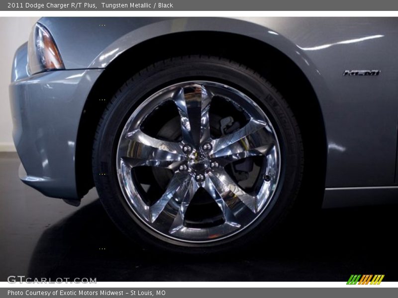Tungsten Metallic / Black 2011 Dodge Charger R/T Plus