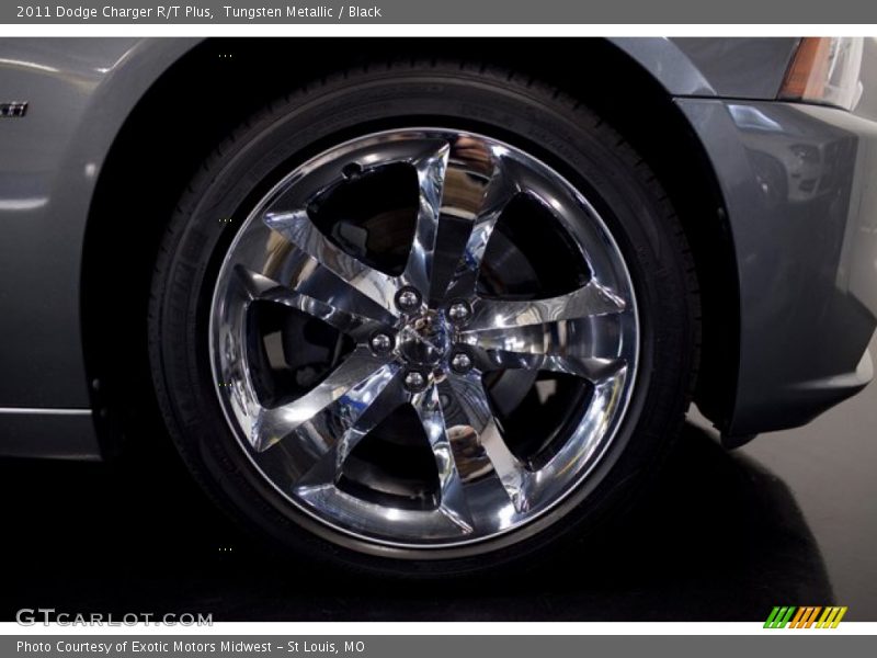 Tungsten Metallic / Black 2011 Dodge Charger R/T Plus
