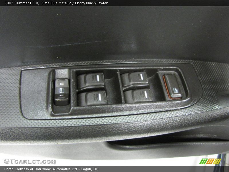 Slate Blue Metallic / Ebony Black/Pewter 2007 Hummer H3 X