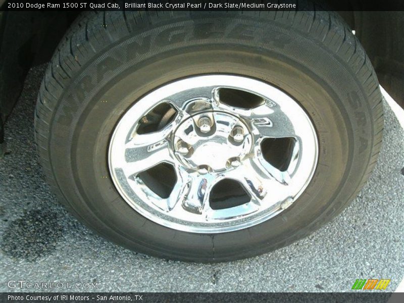 Brilliant Black Crystal Pearl / Dark Slate/Medium Graystone 2010 Dodge Ram 1500 ST Quad Cab