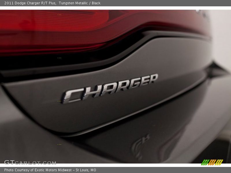 Tungsten Metallic / Black 2011 Dodge Charger R/T Plus
