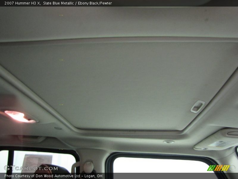 Slate Blue Metallic / Ebony Black/Pewter 2007 Hummer H3 X